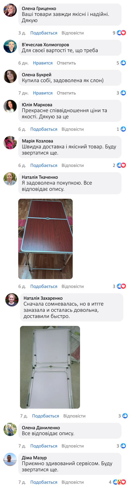 Складаний туристичний стіл із чотирма стільцями